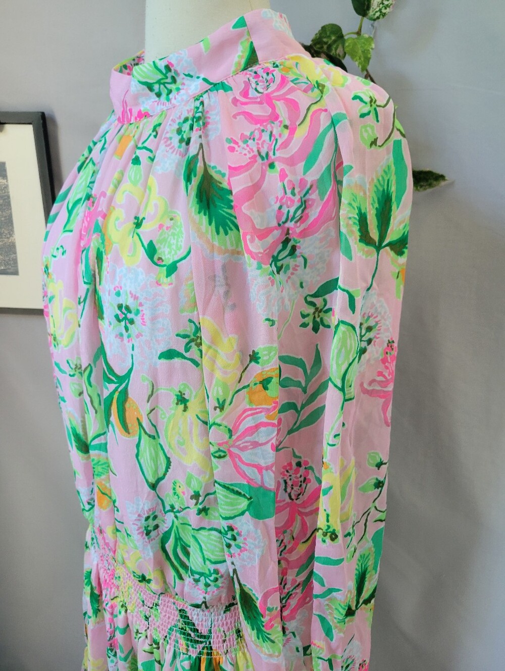 Lilly Pulitzer EllieLynn Long Sleeve Mini Dress Via Amore Spritzer 12 or 14 - Picture 7 of 14